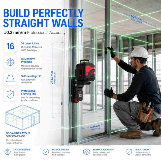 Framing laser level Professional Accuracy