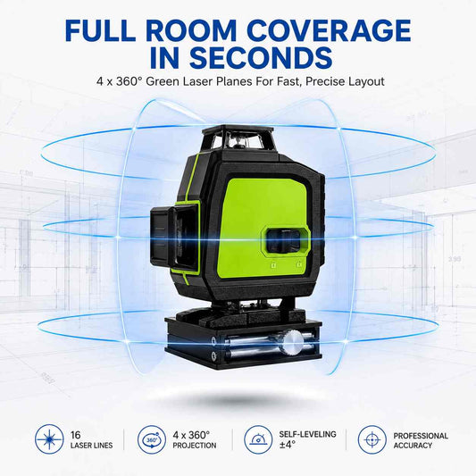 Professional Laser Level 360° COVERAGE