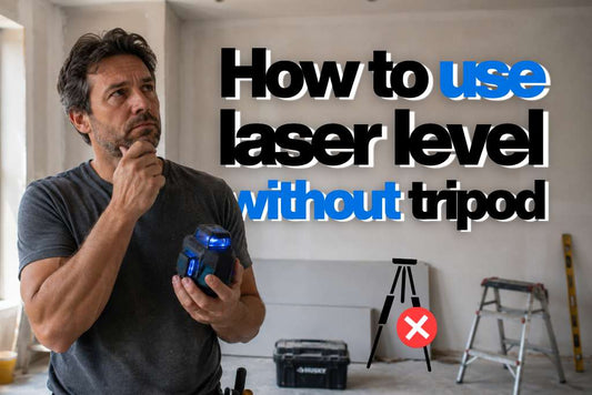 How to use laser level without tripod