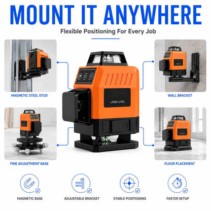 16 lines laser level mount it_anywhere 