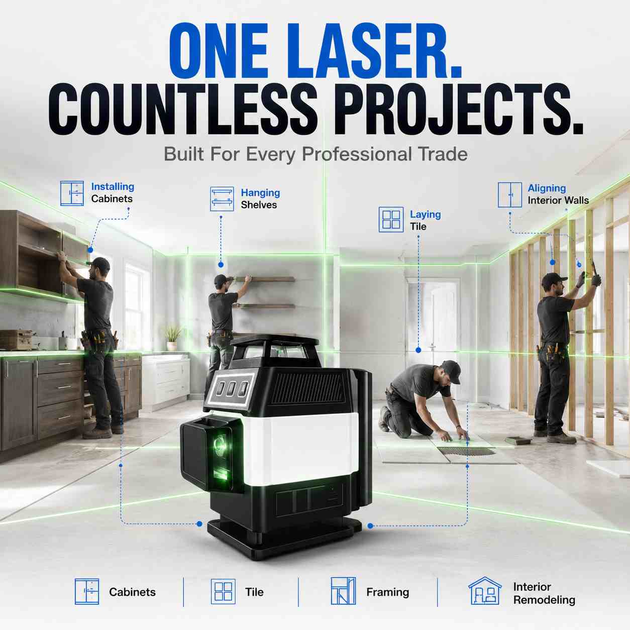 3D Laser Level Lifestyle 