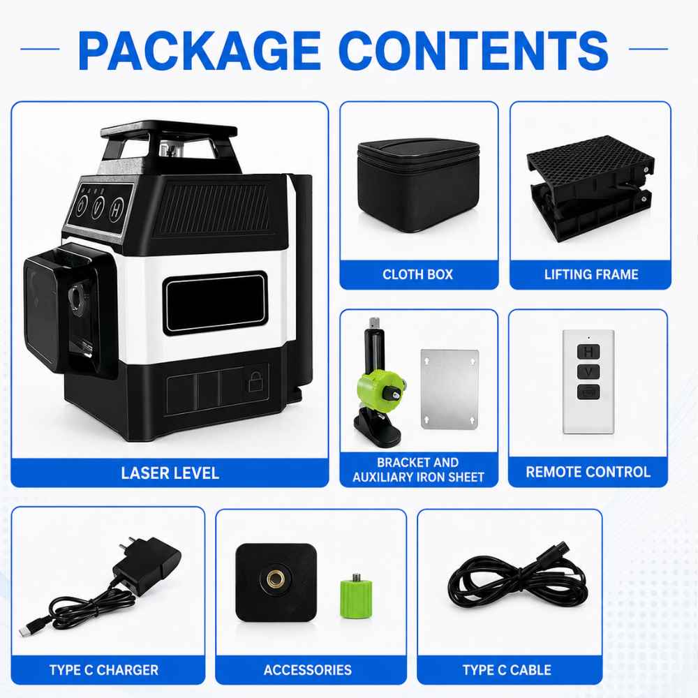 Kit 3d Laser Level