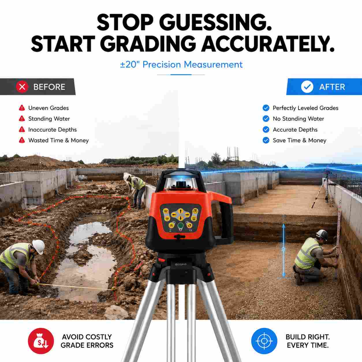 Excavator Laser Level