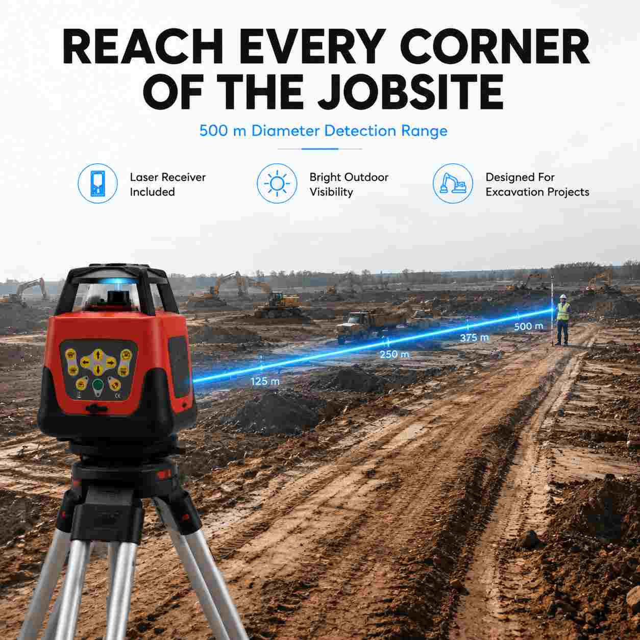 Excavator Laser Level