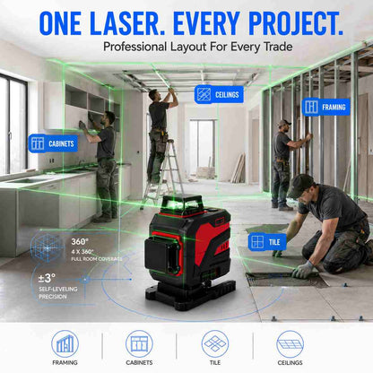 Grid laser level one laser every project 