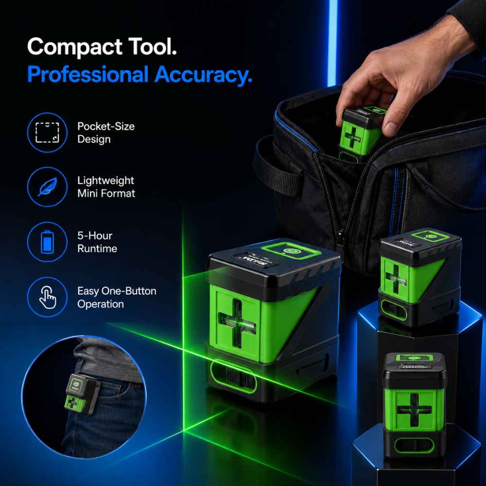 Compact Laser level for home projects