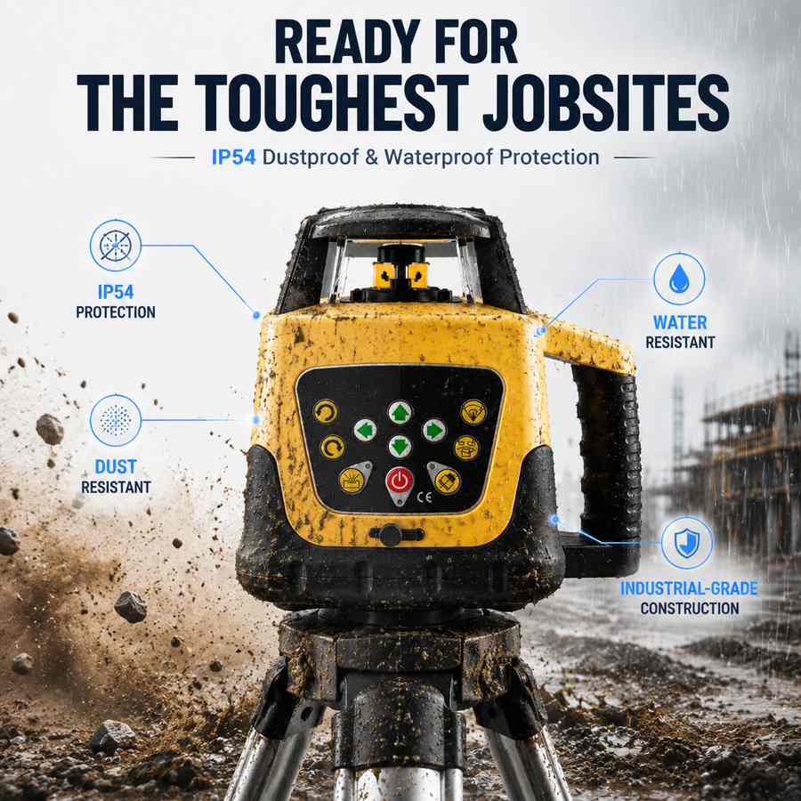 Self leveling rotary laser