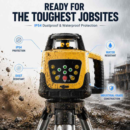 Self leveling rotary laser