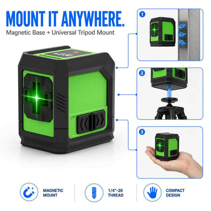 Vertical laser level mount it anywhere 