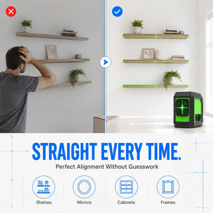 Vertical laser level straight every time 