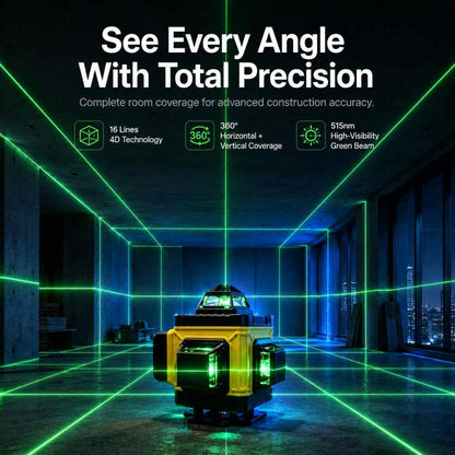 every angle with the Builders laser level