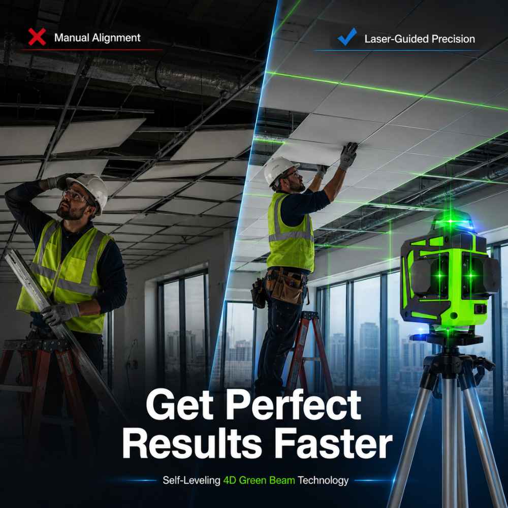 Perfect results with the Ceiling laser level