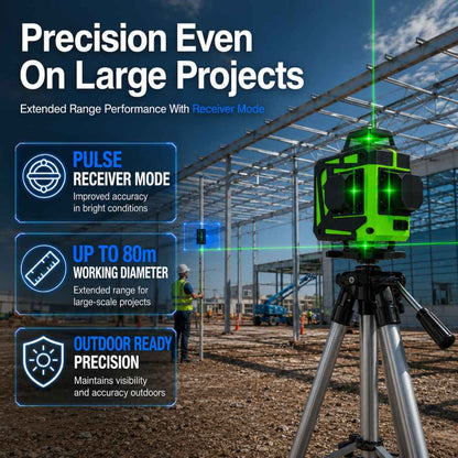 Ceiling laser level Perfect precision outside