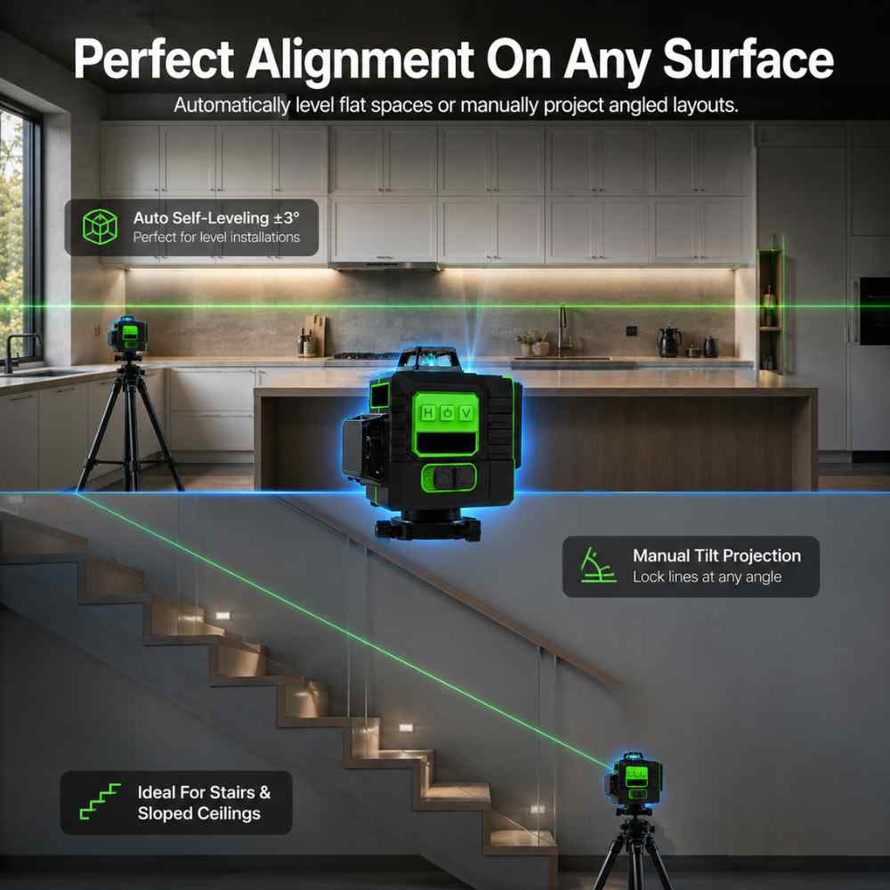 Laser Level for Deck Building for any surface
