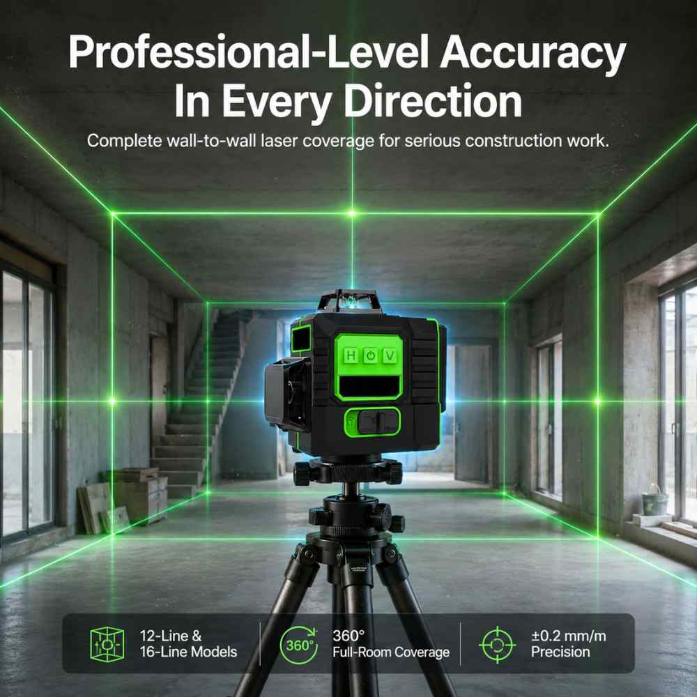 Pro accuracy Laser Level for Deck Building