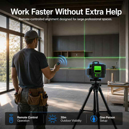 Work faster thank to the Laser Level for Deck Building 