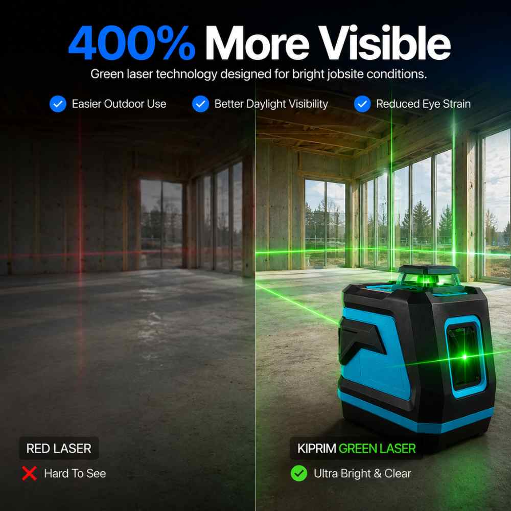More visibility thank to this Laser level fence posts