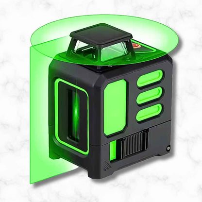 Laser level for wallpapering