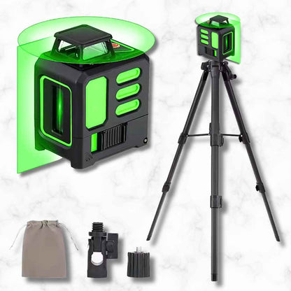Kit 3 Laser level for wallpapering with tripod