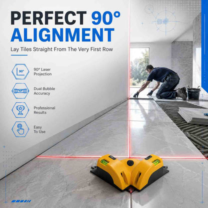 Laser Level Square infographic