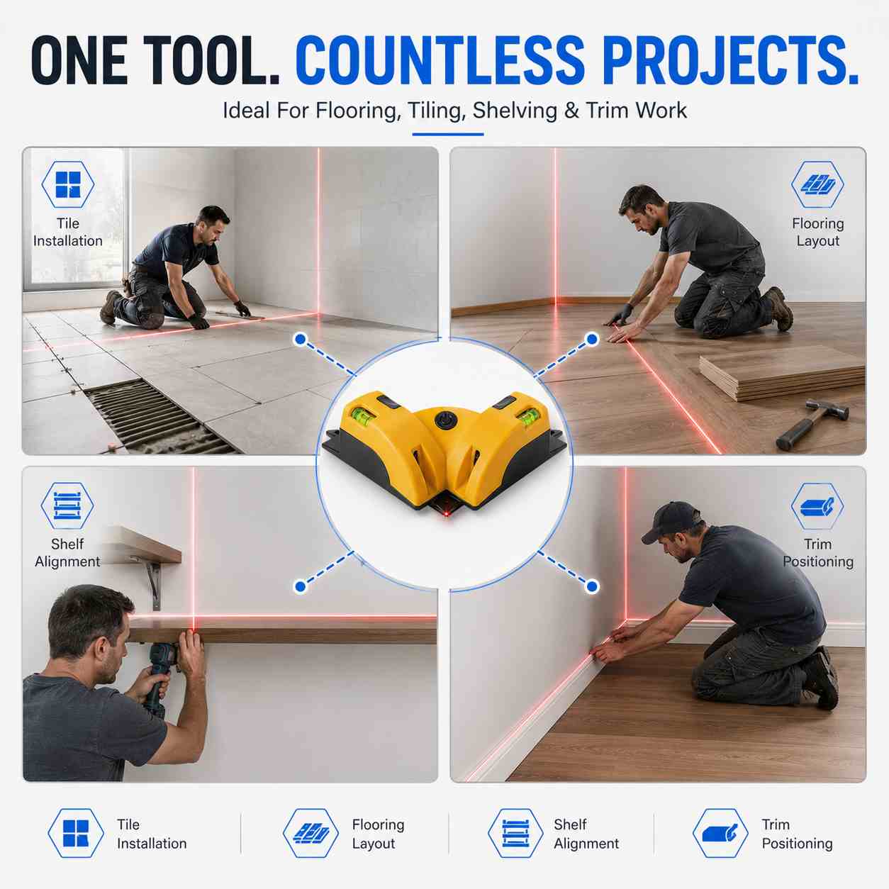 Laser Level Square Countless Projects