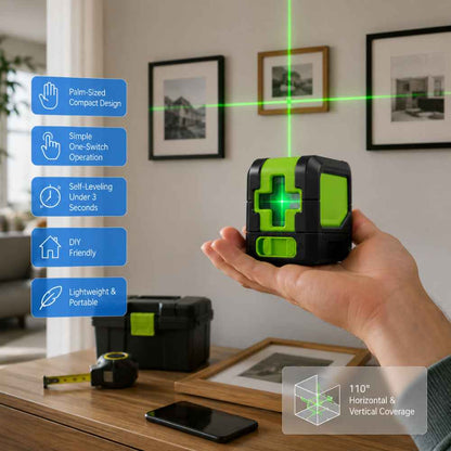 Cross-Line Magnetic laser level easy to use