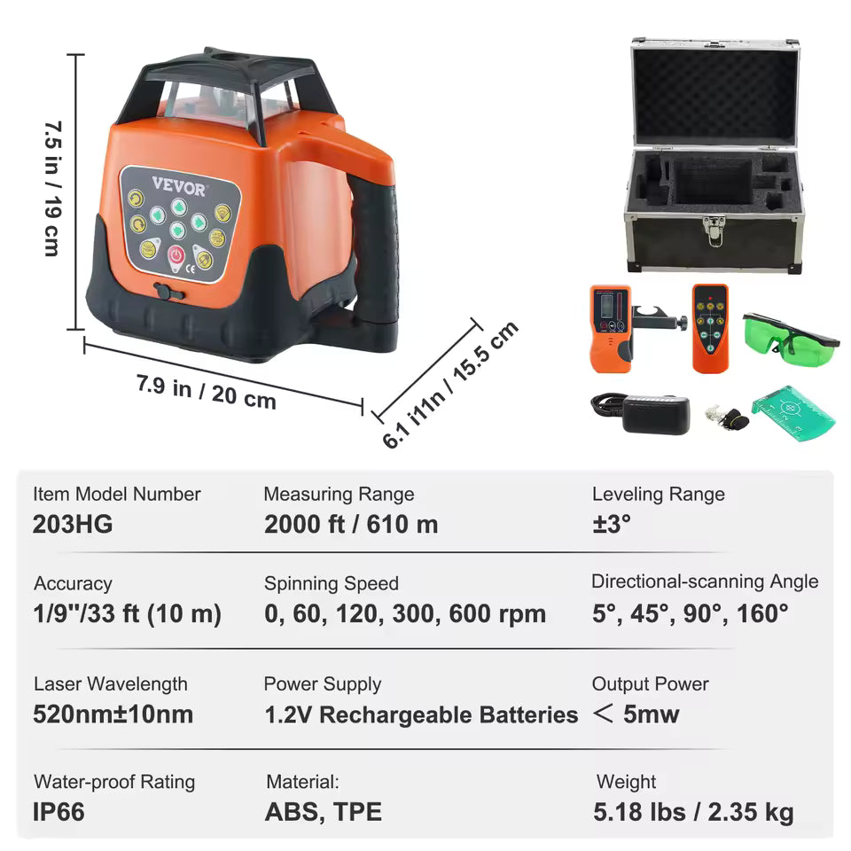 Outdoor Rotary Laser level