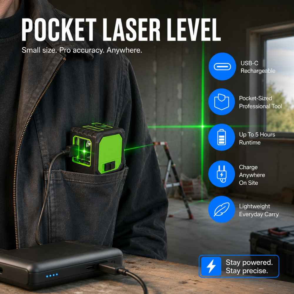 Lightweight of the Pocket laser level