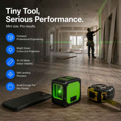 Pocket laser level with Serious performance